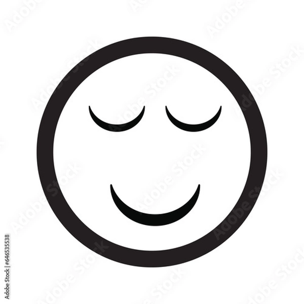 Fototapeta Emoji face reaction icon design