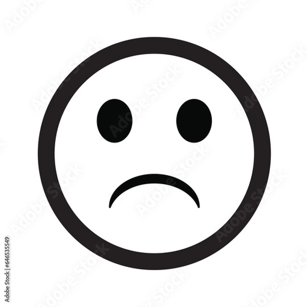 Fototapeta Emoji face reaction icon design