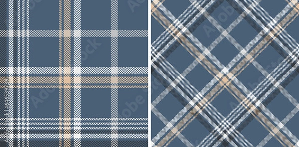 Obraz Check plaid set seamless pattern.