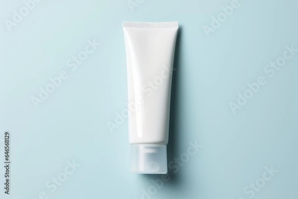 Fototapeta Beauty product package, blank packing mockup. Generative AI