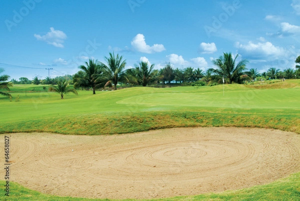 Fototapeta 그린 골프링크스