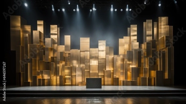 Obraz luxury podium background