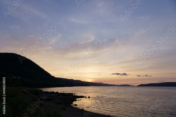 Obraz sunset over the sea