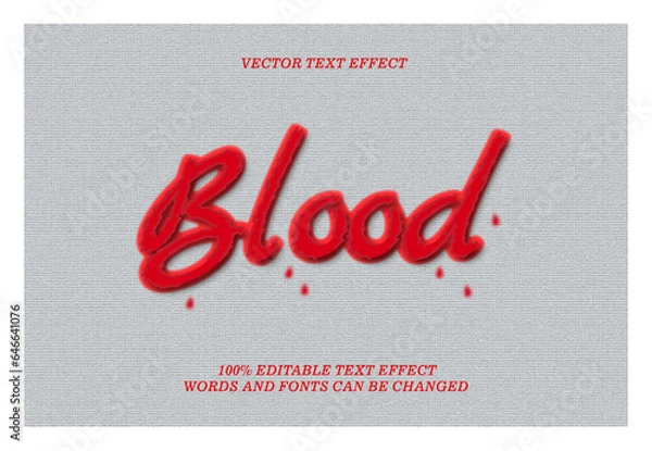 Fototapeta Editable text effect