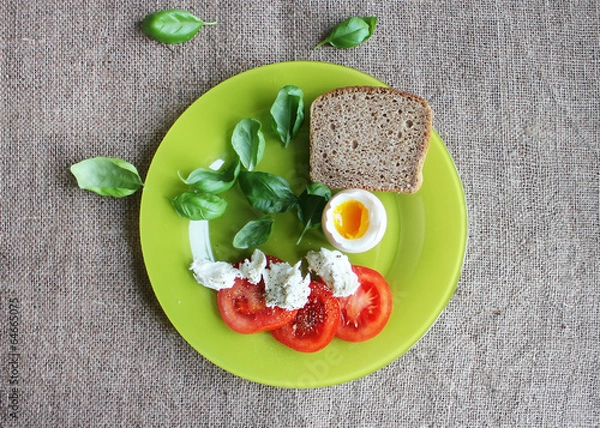 Obraz wiosenne śniadanie