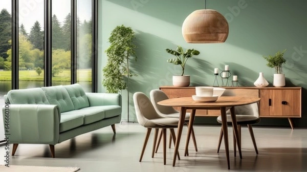 Fototapeta modern dining room