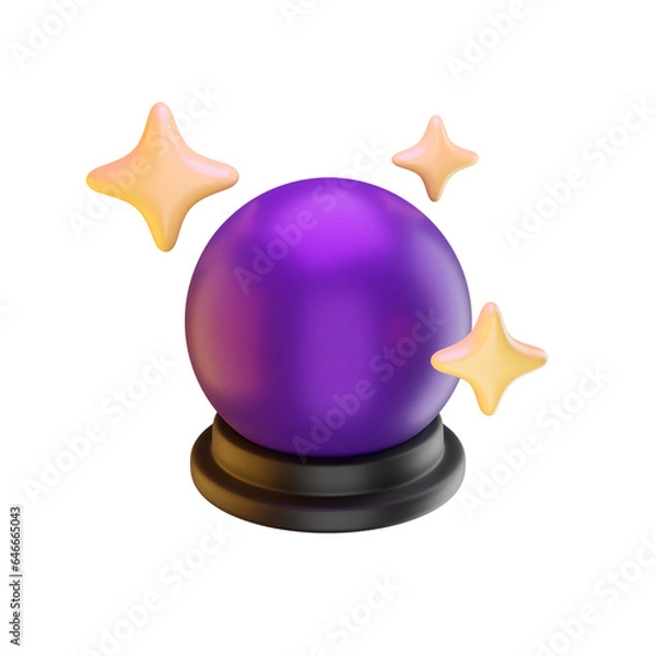 Fototapeta Purple Crystal Ball
