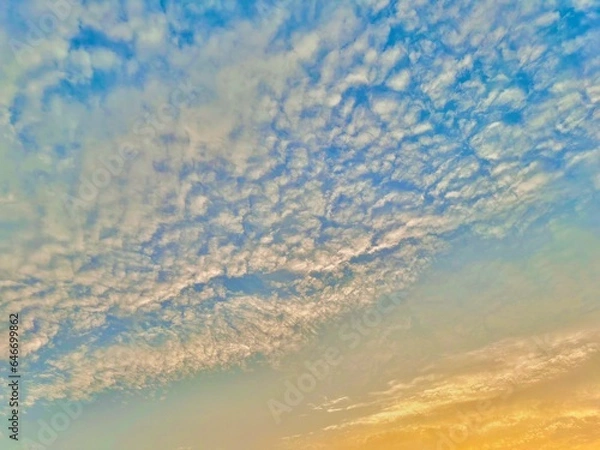 Obraz sunrise in sky