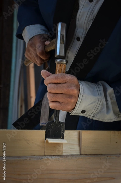 Fototapeta 大工仕事