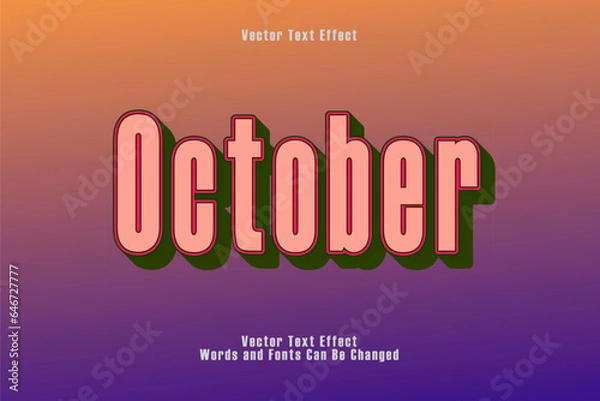 Fototapeta Editable text effect