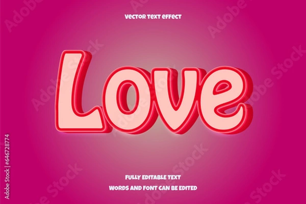 Obraz Editable text effect