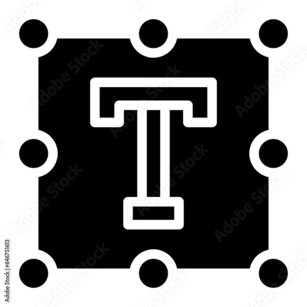 Fototapeta text glyph 