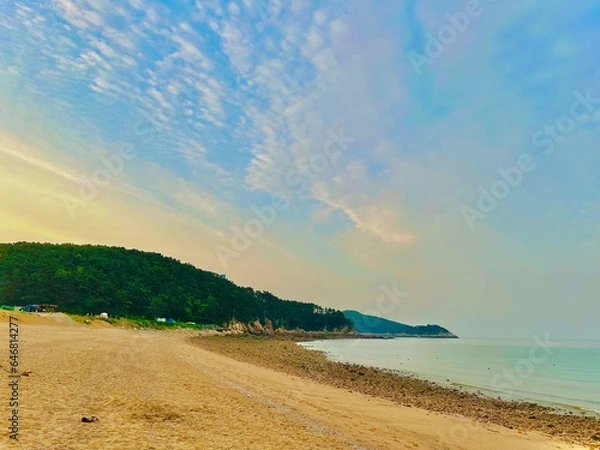 Obraz sunset on the beach