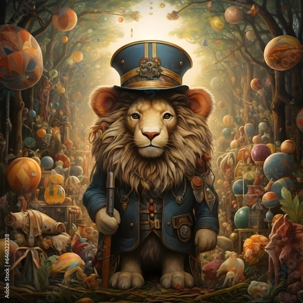 Obraz Lion at the circus