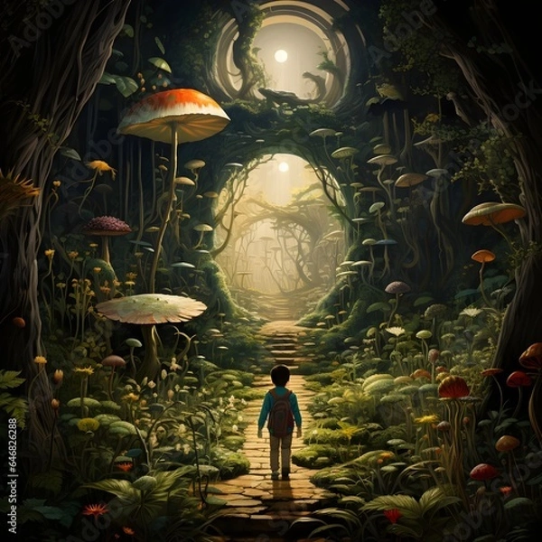 Obraz Mushroom Forest