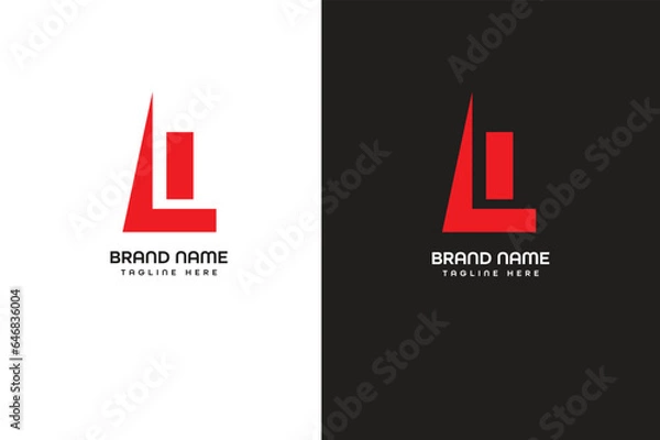 Obraz L letter modern logo 