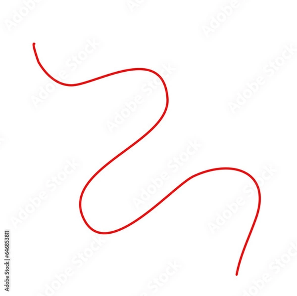 Obraz Red Thread Vector