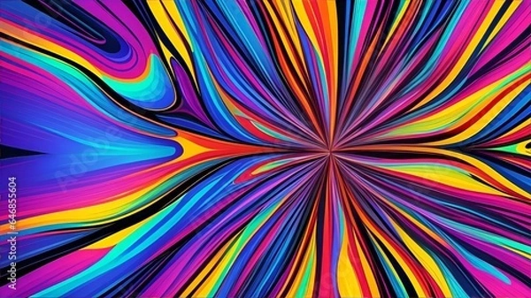 Fototapeta Colorful Abstract Background, Technology In The Future