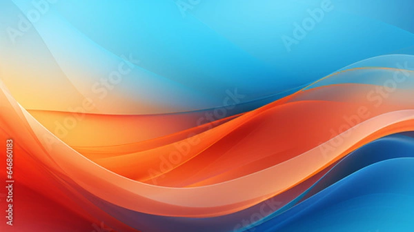 Fototapeta abstract wave background. Generative AI