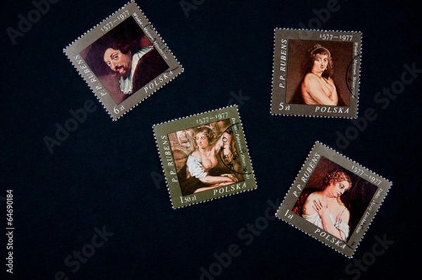 Obraz postage stamps