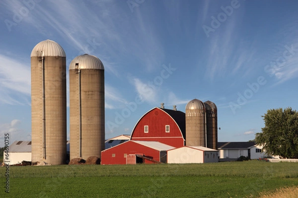 Obraz Nowoczesne gospodarstwo rodzinne