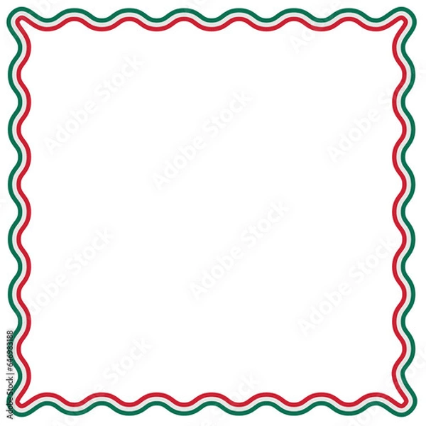 Obraz Confetti and Frame with  Mexico Style