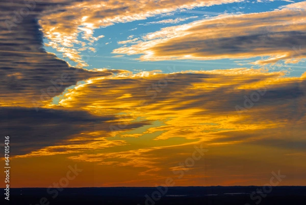 Fototapeta sunset at the beach