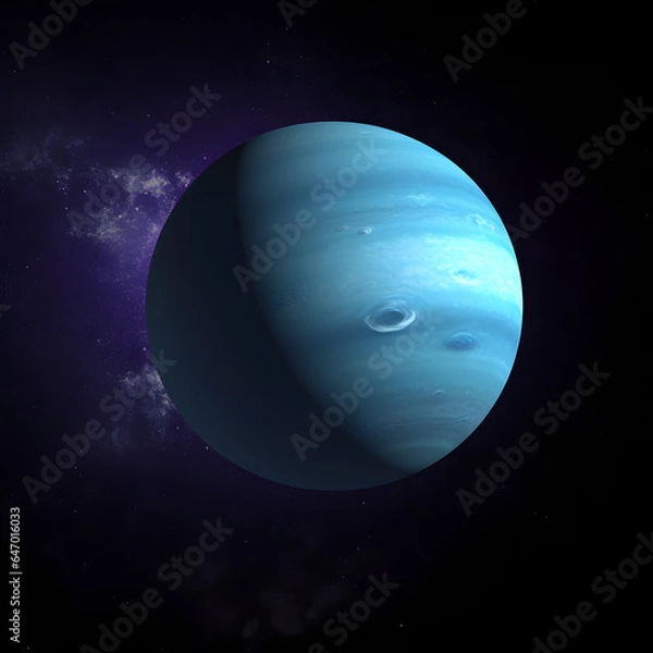 Fototapeta 海王星 ネプチューン：遥かなるガス巨星とその驚異的な特性 No.005  Neptune The Distant Gas Giant and Its Remarkable Features Generative AI