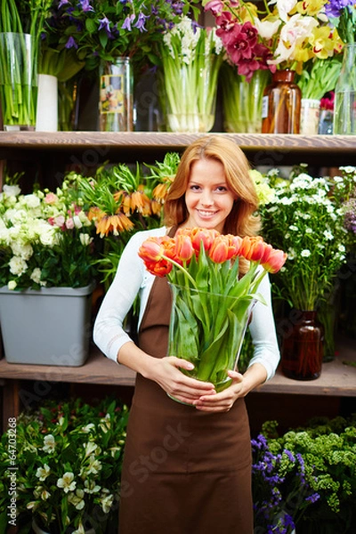 Obraz In flower store