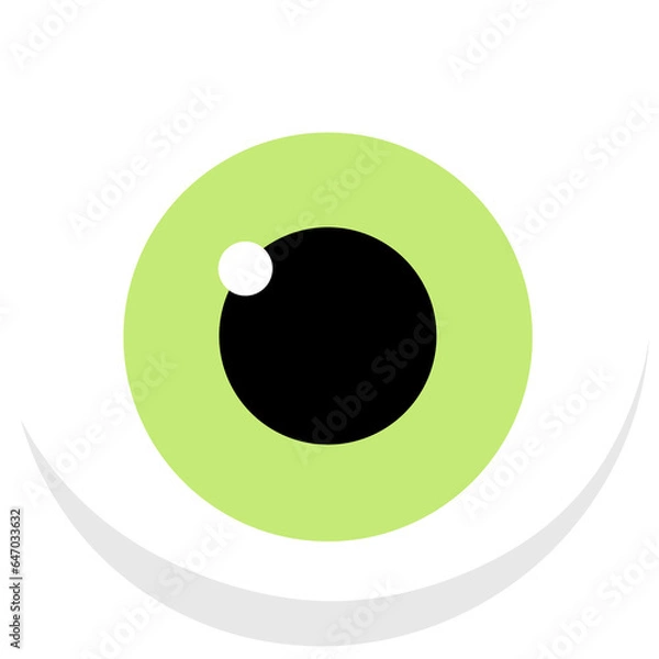 Obraz Green eyeball