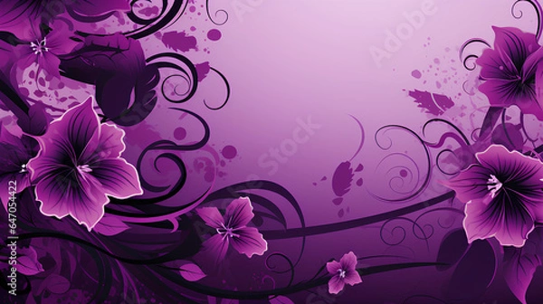 Obraz abstract floral background