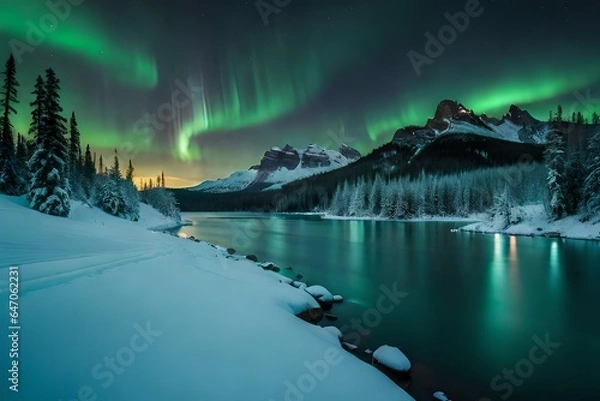 Obraz landscape with mountains