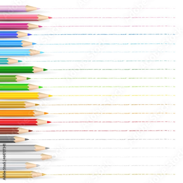 Obraz 色鉛筆 メッセージ