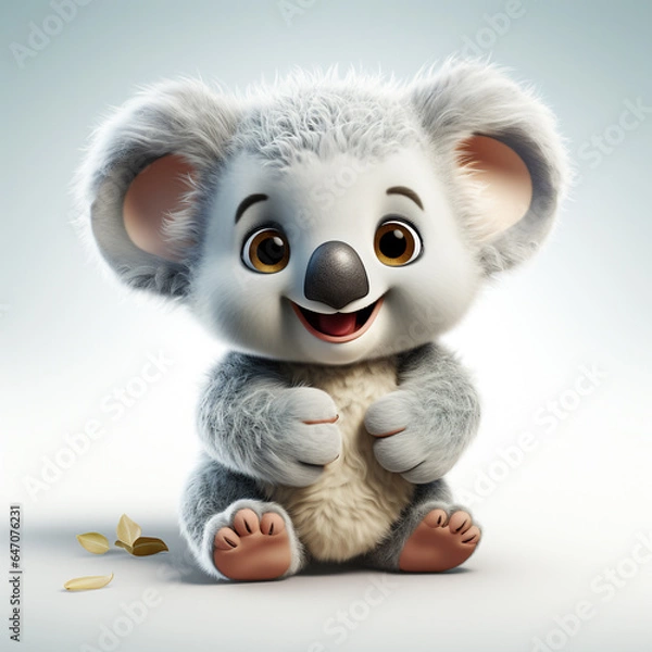 Fototapeta 3d cartoon cute koala