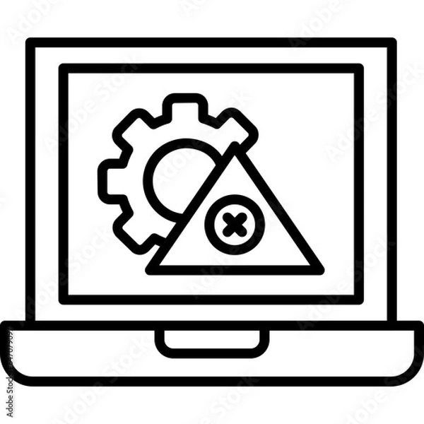 Fototapeta Error Icon