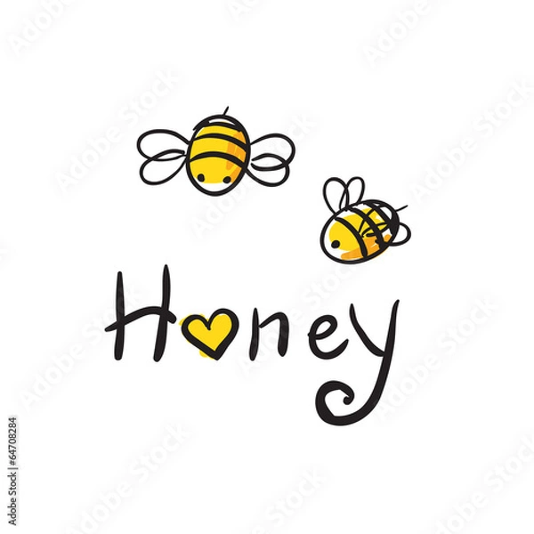 Obraz Bee Love honey