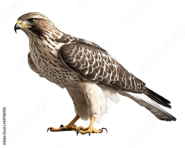 Fototapeta hawk on transparent background