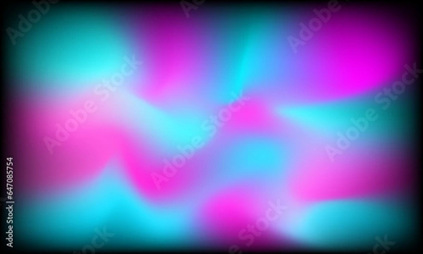 Obraz fluid pattern gradient background design, purple and turquoise colors