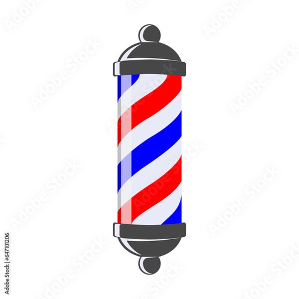 Fototapeta barber pole icon design vector template