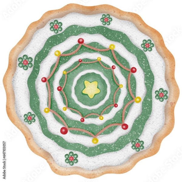 Fototapeta Christmas cookie 