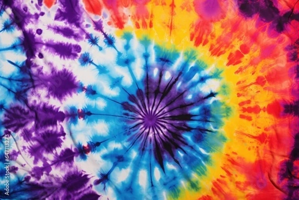 Fototapeta Abstract tie dye colorful background