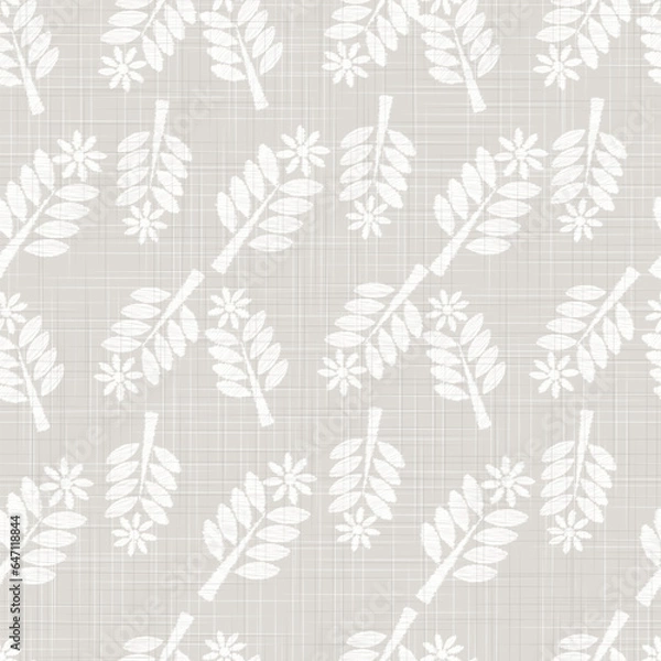 Fototapeta The fabric motif is printed with flowers