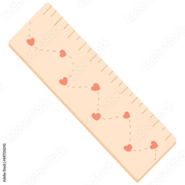 Fototapeta ruler tool illustration 