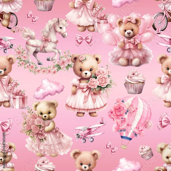 Fototapeta Digital Seamless Pattern Files