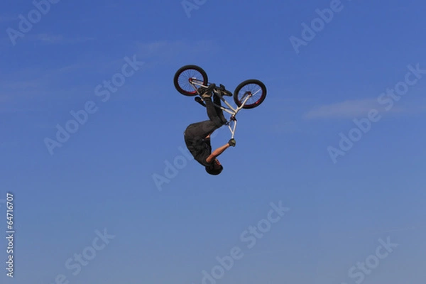 Obraz Saut en BMX