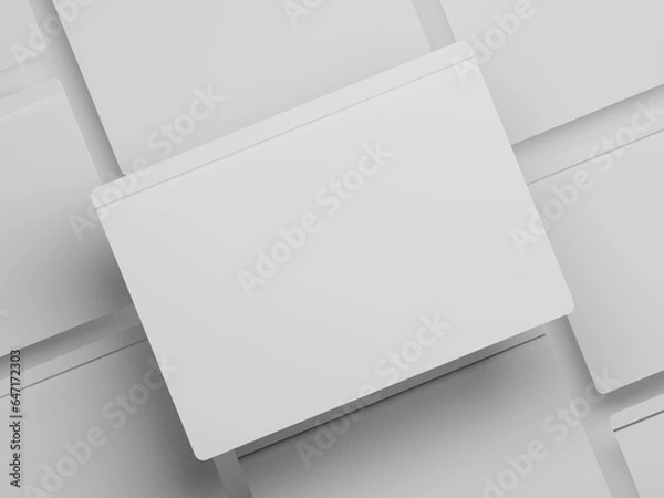 Obraz Browser 3d illustration with white background 