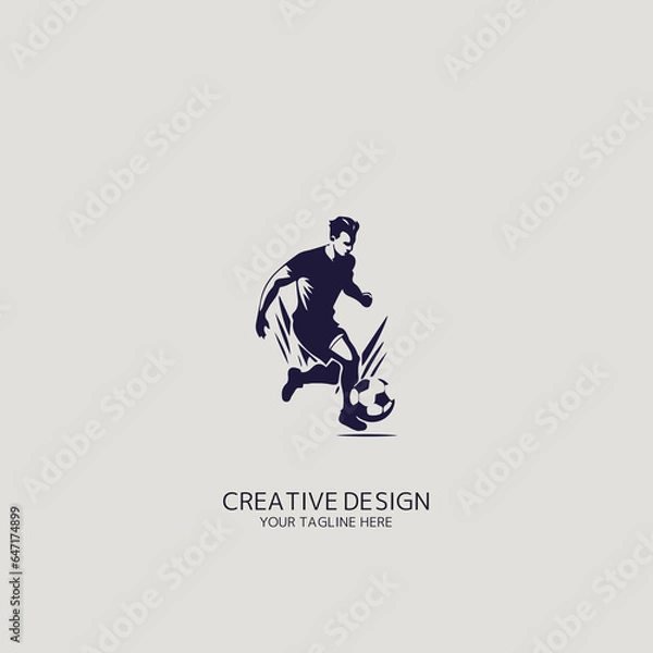 Obraz サッカーのロゴ