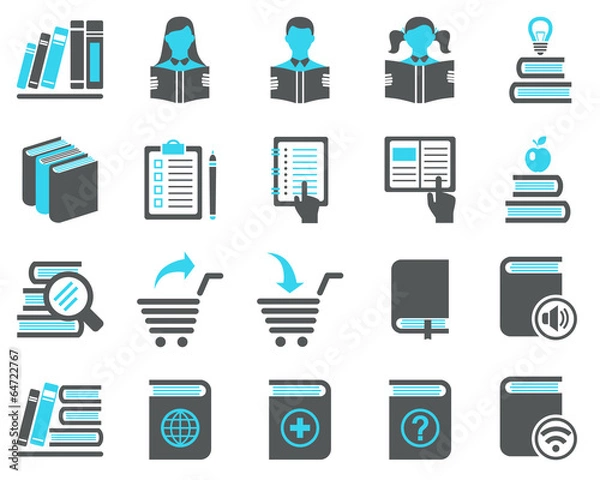 Obraz Book icons.