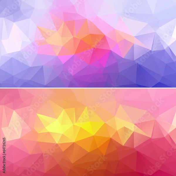 Obraz Polygon Paper Backgrounds 01
