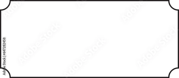 Obraz Coupon Voucher Outline